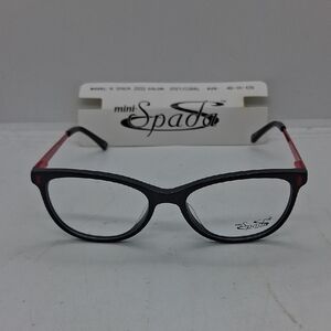 NWT Rxable Kids Mini Spada 2002 Grey/Coral Eyeglass Frames